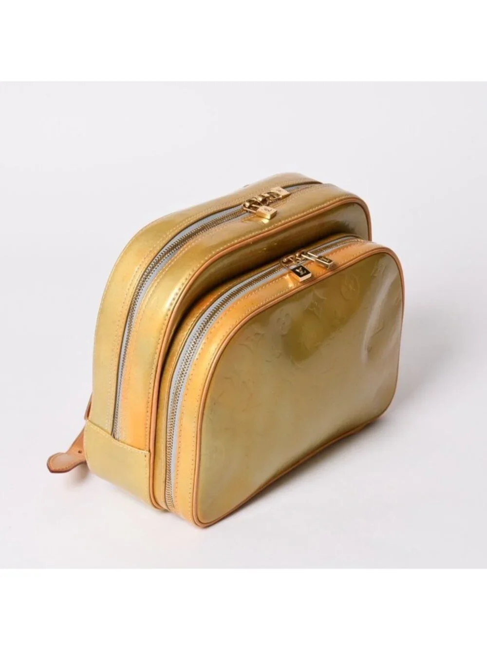 Louis Vuitton Murray Marley Backpack Monogram Vernis Yellow Brown